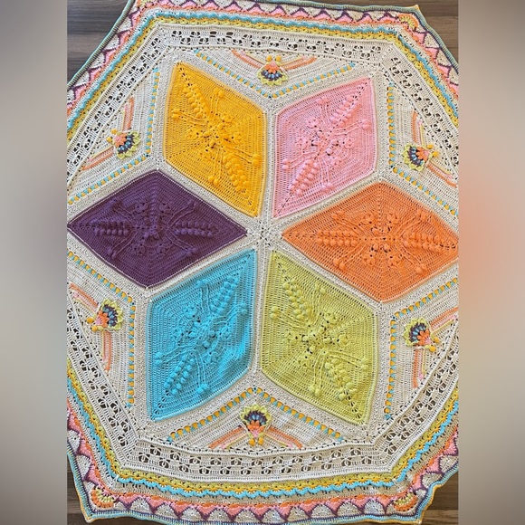 Ubuntu Crochet Throw - 100% cotton - Picture 2 of 6